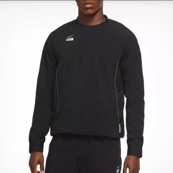 Nike F.C. Woven Midlayer Black Wind Soccer Sweatshirt CT2516-010 Men's S $80 NEW - Picture 10 of 11